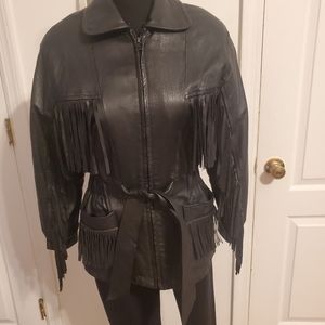 Vintage leather jacket